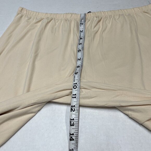 Tart Intimates Set Women 1X Nude Black Contrast Trim Button Down Loungewear Soft - Picture 9 of 11